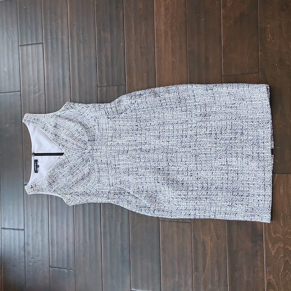 Lafayette 148 New York lavender tweed shift dress 2